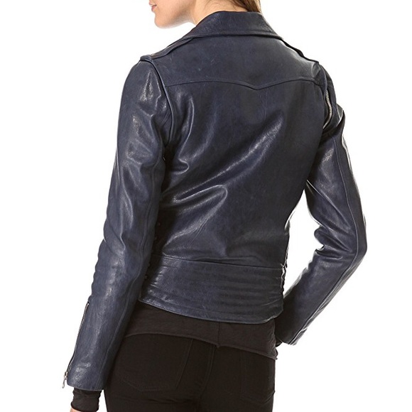 Rag & Bone ‘Bowery’ Leather Moto Jacket - size 2 - Picture 8 of 13